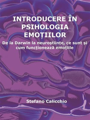 cover image of Introducere în psihologia emoțiilor